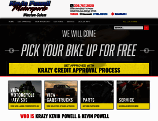 kevinpowellmotorsports.com screenshot