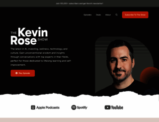 kevinrose.com screenshot