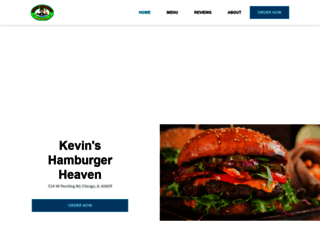 kevinshamburgerheaven.com screenshot