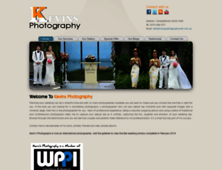 kevinsphotography.com.au screenshot