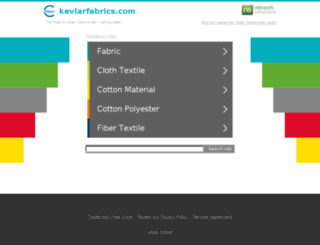 kevlarfabrics.com screenshot