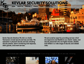 kevlarsecuritysolutions.com.au screenshot