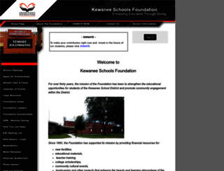 kewaneeschoolsfoundation.org screenshot