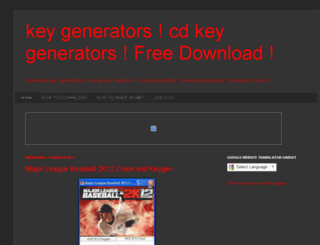 key-generators-free.blogspot.com screenshot
