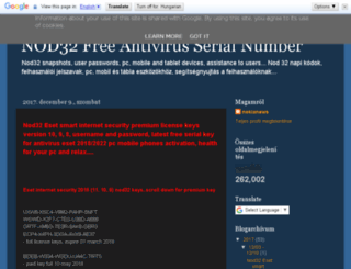 key-of-nod32-serial-number.blogspot.hu screenshot