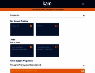 keyaccountmanagement.org screenshot