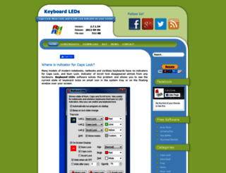 keyboard-leds.com screenshot
