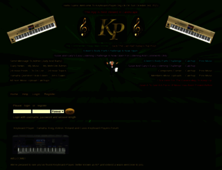 keyboard-player.org.uk screenshot
