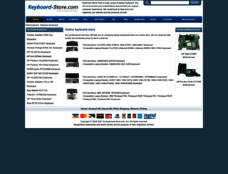 keyboard-store.com screenshot