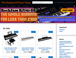 keyboardpiano.co.uk screenshot
