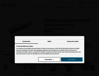 keyence.fr screenshot