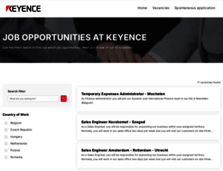 keyencecareer.eu screenshot