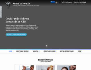 keyestohealth.com screenshot