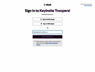 keyinsite.slack.com screenshot