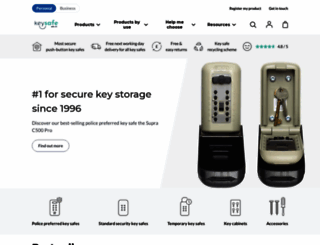 keysafe.co.uk screenshot