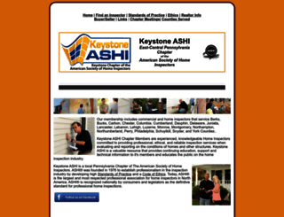 keystoneashi.org screenshot