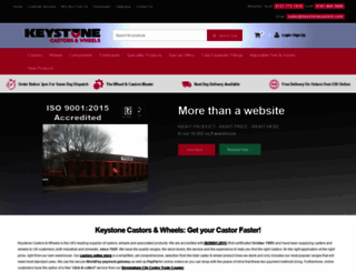 keystonecastors.co.uk screenshot