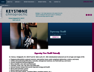 keystonechiropracticnc.com screenshot