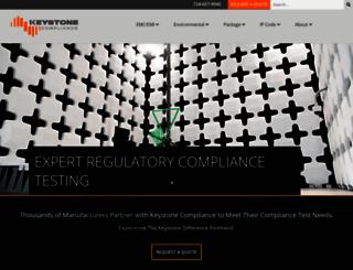 keystonecompliance.com screenshot