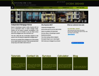 keystonemortgages.co.uk screenshot