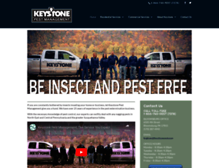 keystonepest.com screenshot