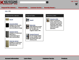 keystonesafe.com screenshot