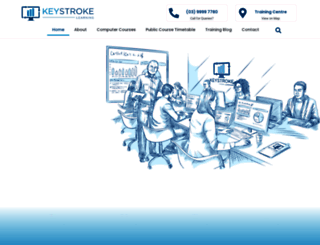 keystrokelearning.com.au screenshot