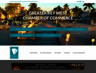 keywestchamber.org screenshot