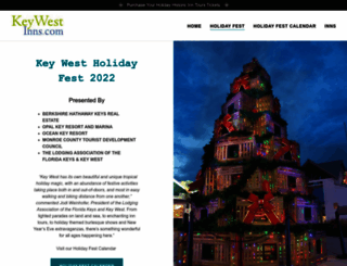 keywestholidayfest.com screenshot