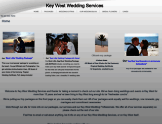 keywestweddingservices.com screenshot