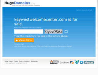keywestwelcomecenter.com screenshot