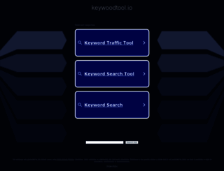 keywoodtool.io screenshot