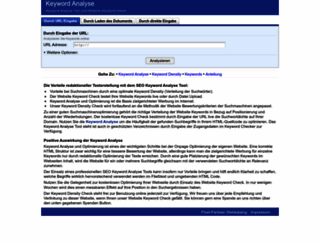 keyword-analyse.com screenshot