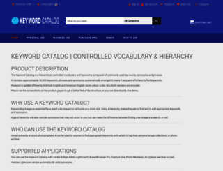 keyword-catalog.com screenshot