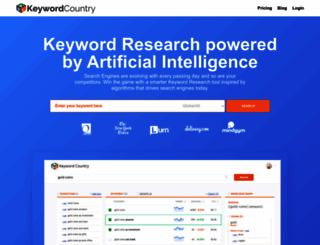 keywordcountry.com screenshot