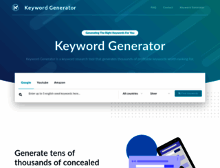 keywordgenerator.net screenshot