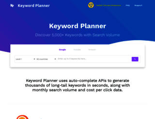 keywordplanner.net screenshot
