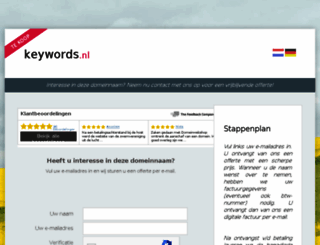 keywords.nl screenshot