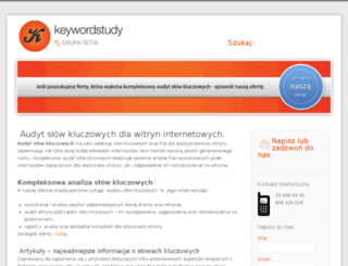 keywordstudy.pl screenshot
