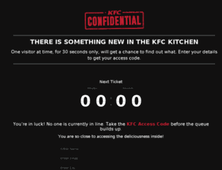 kfcconfidential.com screenshot