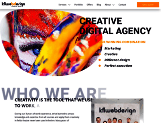 kflwebdesign.com screenshot
