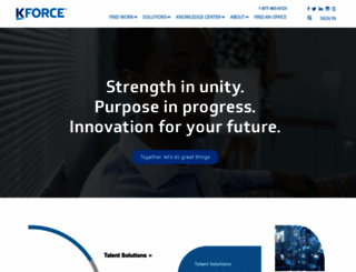 kforce.com screenshot
