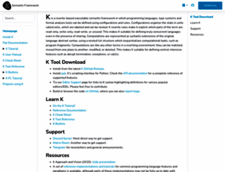 kframework.org screenshot