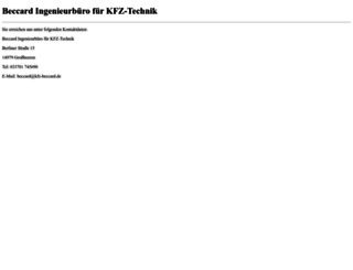 kfz-beccard.de screenshot