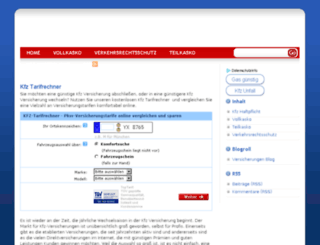kfz-tarifrechner.org screenshot