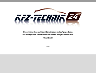 kfz-technik24.de screenshot