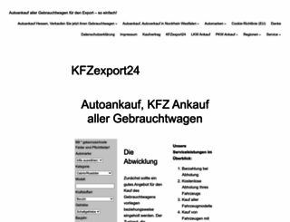 kfzexport24.de screenshot