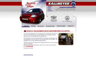 kfzmeister-kallmeyer.de screenshot