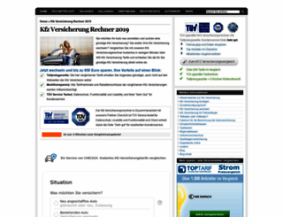 kfzversicherungrechner.org screenshot