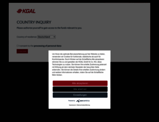 kgal-portal.de screenshot